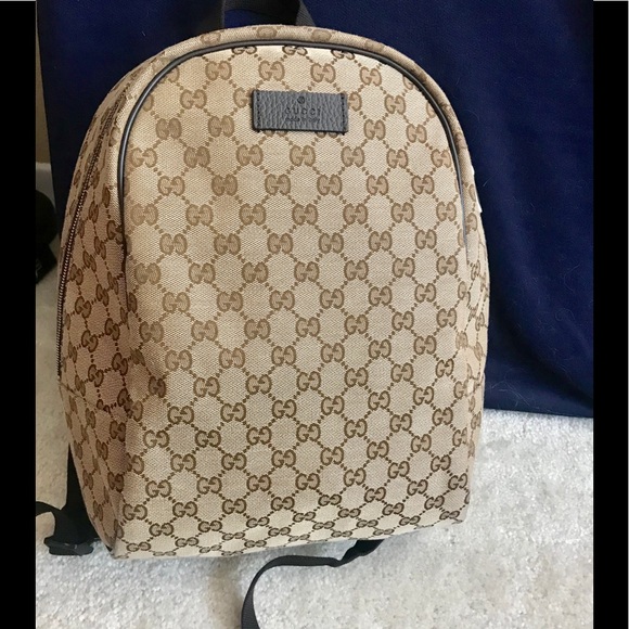 Gucci Handbags - Authentic Gucci GG Backpack